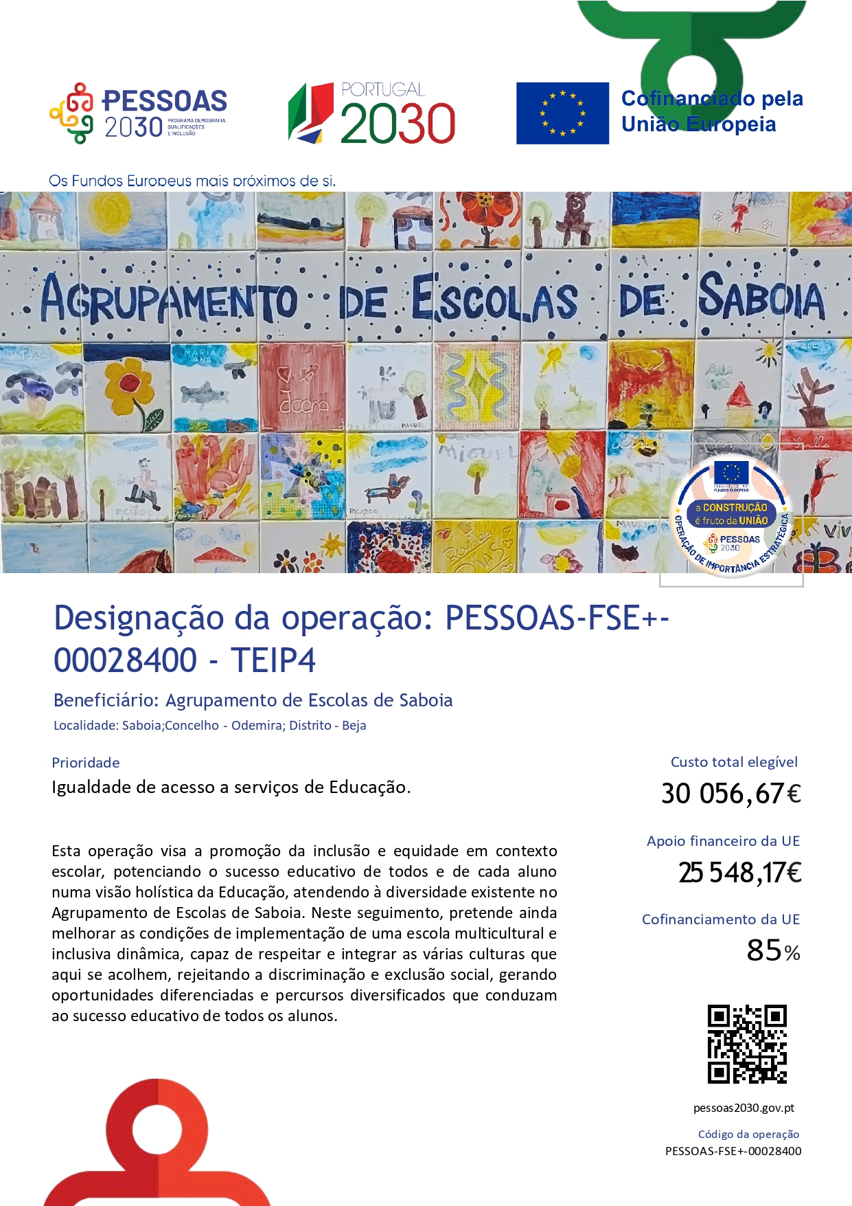 Ficha de operação TEIP 4